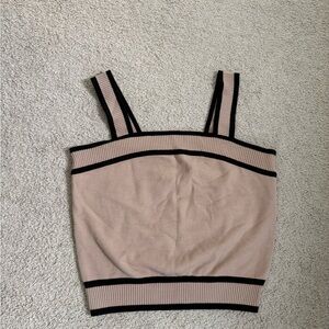 Amazon Tan and Black Camisole Top